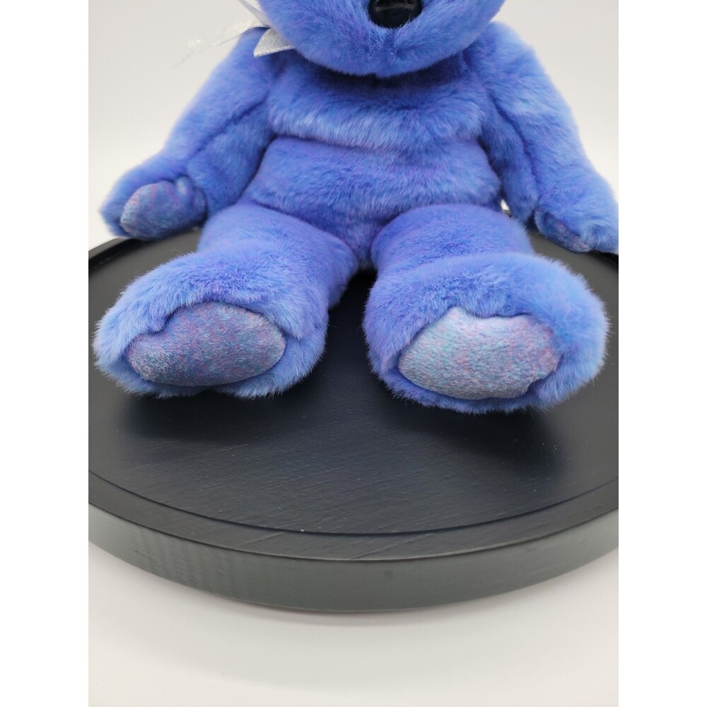 TY Beanie Babies Buddy Clubby II Teddy Bear 1999 Periwinkle Blue 14” - Picture 5 of 16